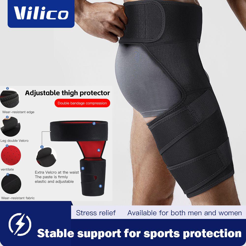 1Pcs Hip Brace Thigh Compression Sleeve – Hamstring Compression Sleeve, Sciatica & Groin Compression Wrap For Hip Pain Relief