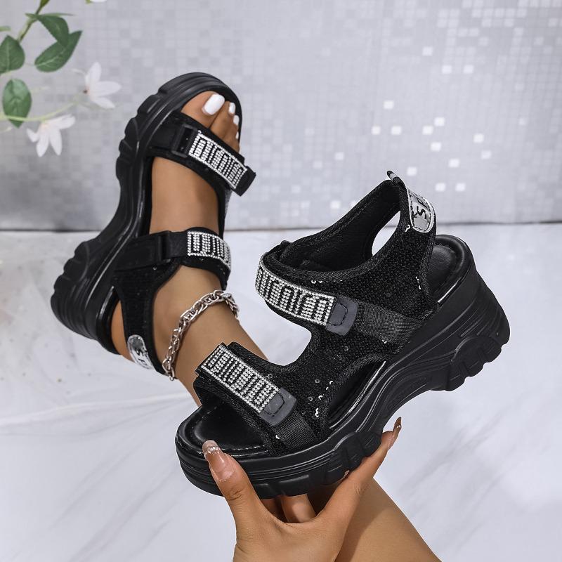 Ladies Wedge Beach Sandals Summer Breathable Soft-Bottom Women Casual Shoes Roman Style Luxury Women Sandalias De Mujer