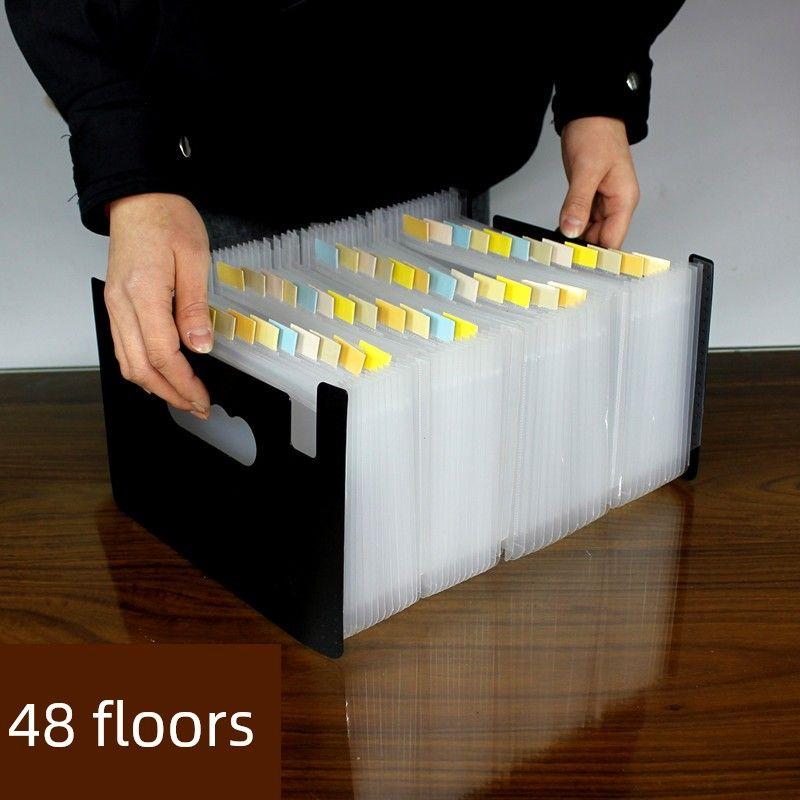 A5 Folder Document Invoice Storage Box Receipt Bill Cheque Consumption Note Delivery Note Voucher List Classification Storage