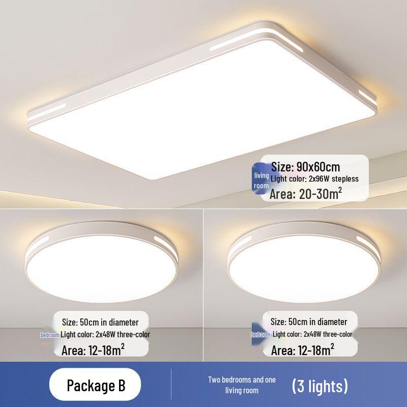 LED Ceiling Light: Ultra-Thin, Modern Round Lighting for Living Room, Bedroom, Dining, and Study Rooms