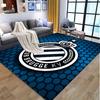 Club Brugge K V Pattern Rug, Indoor/Outdoor Mat, for Picnic, Gameroom, Bedroom, Office, Living Room, Home Decor Carpet, Birthday Gift