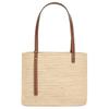 Loewe Bolso Cesta de Rafia con Cuero de Vaca, Bolso de Paja, Bolso de Mano, Bolso de Hombro para Mujer A223099X02-9943