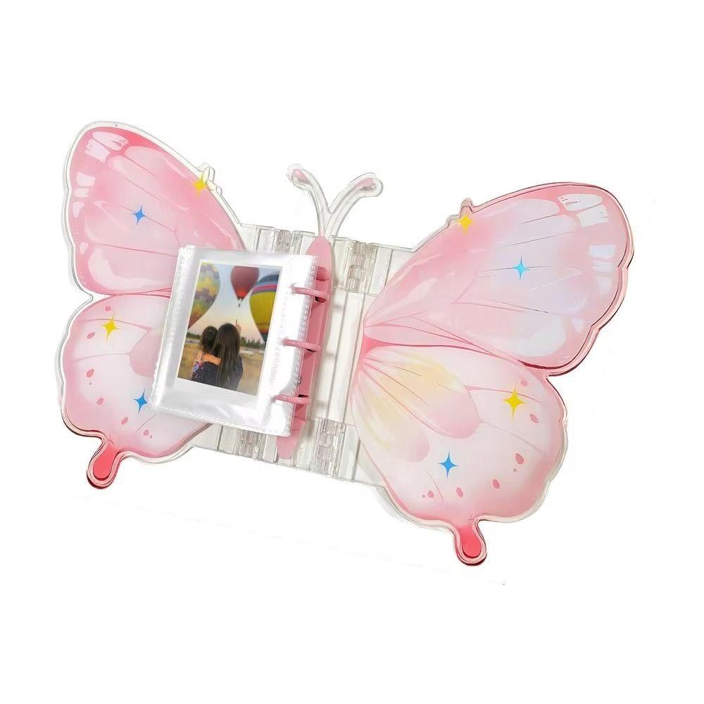 Picture Display Binder Cards Protector Acrylic Loose-leaf Photo Album Gift