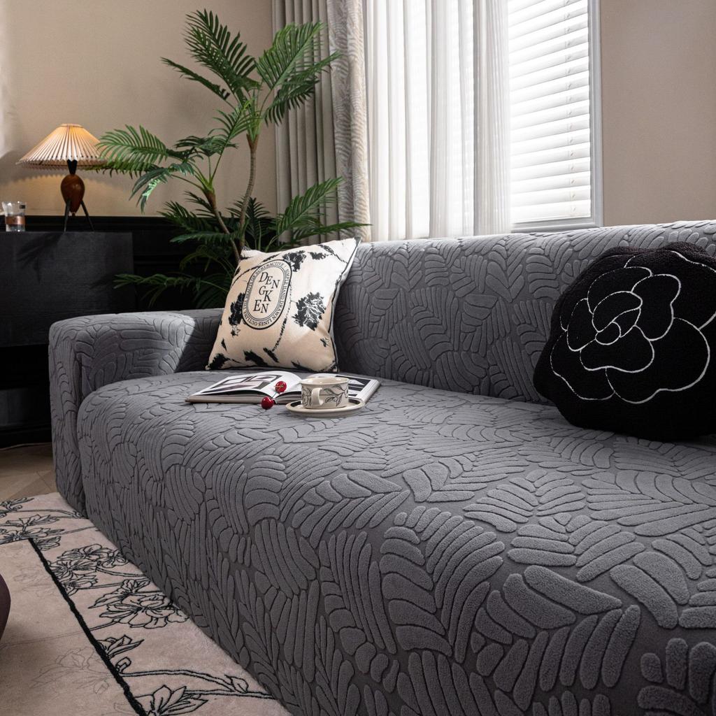 Four Seasons Universal Fashion Velvet Lazy Sofa Cover Simple Windproof Anti Slip Anti Cat Scratch Anti Dust All Inclusive Sofa Cover