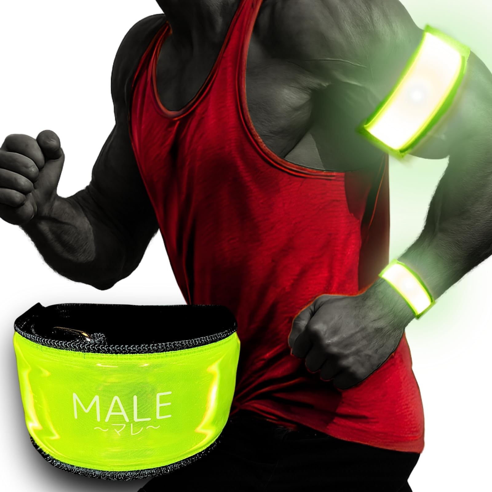 

Разочарование от замедления из-за невозможности обогнать Яркий светодиод Бег Ночь 200 часов Легкое пребывание в Ходьба Светоотражающая лента [Устранить