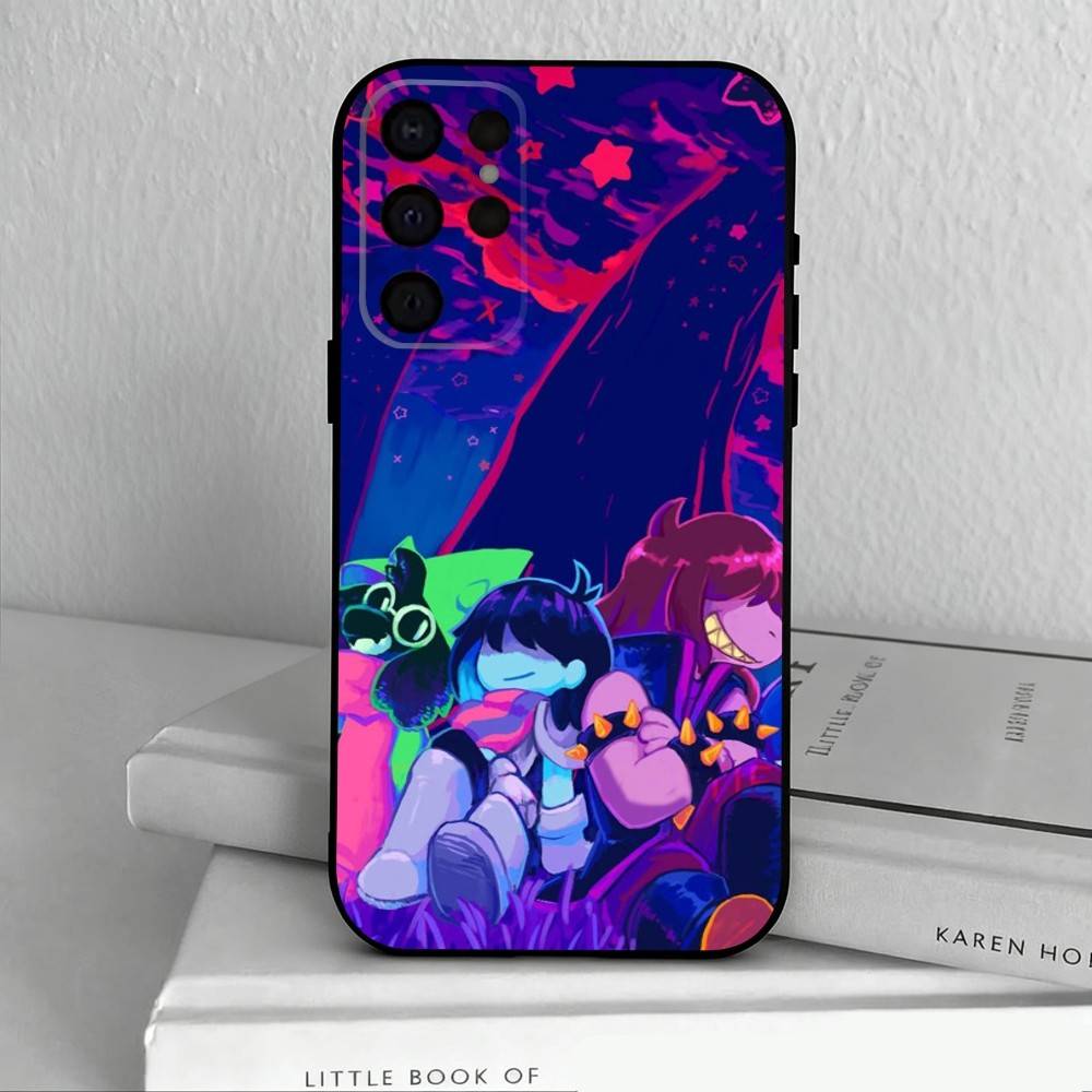 Game D-Deltarune-E Phone Case For Samsung S25,24,23,22,30,21,10,9,Ultra,Plus,Lite,FE,4,5 G Soft Black Case