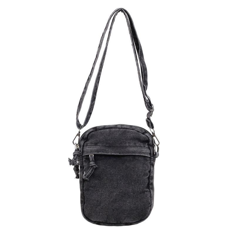 Taška přes rameno Džínová crossbody taška Dámská lehká taška na mobilní telefon