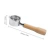 51mm Coffee Bottomless Portafilter with Filter Basket & Wooden Handle Replacement for   EC680 EC685 Coffee Machine Tool Reusable Alloy Filters 