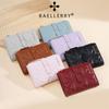 Baellerry Women Fashion Short Wallets Casual Design Card Holder for Ladies Female Bifold Wallet Purse