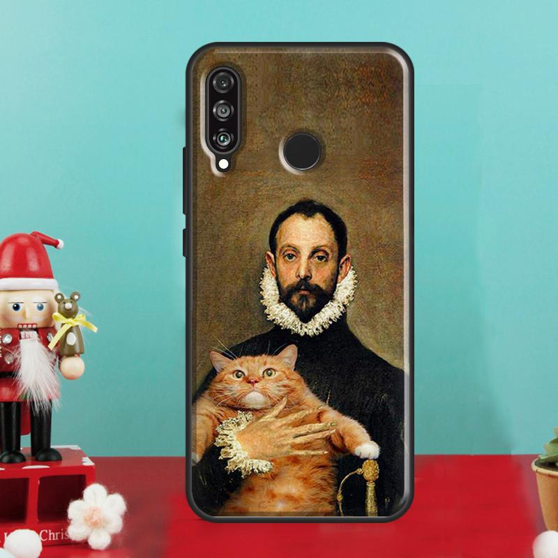 

Renaissance Cats Rich Art For Huawei Nova 9 10 SE 12i 12s 11i 8i Y90 Y60 Y70 Y72 Y73 Y61 Y91 P60 Pro P30 P40 Lite Case Nova 10 SE