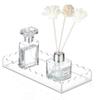 Perfume Display Makeup Organizer Fan-shaped Scalloped Edge Premium Acrylic Smooth Edges Scratch-resistant Finish