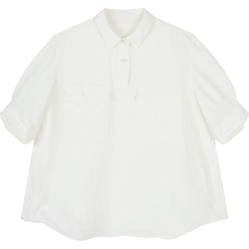 JNBY Women s Mid-Sleeve Straight Collar Shirt L