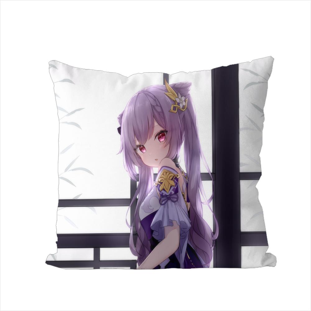 

Genshin Impact Pillow Case For Car Sofa Decorative Home Doublesided Print Plush Square Throw Pillow Cushion Cover 30x30cm