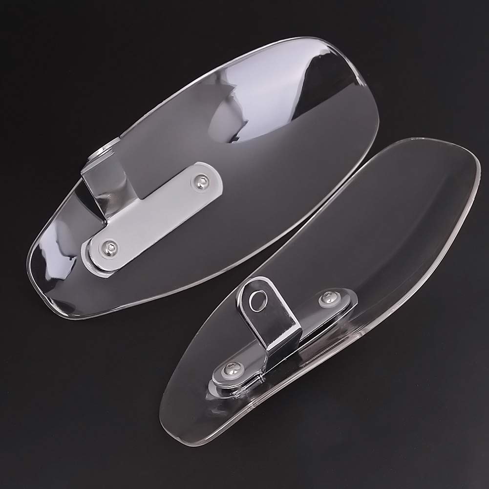 AQIMY Защита для костяшек пальцев, Универсальная защита руля мотоцикла, Акрисловий ветровик, Защита от камней и дождя, Прозрачный козырек для костяшек