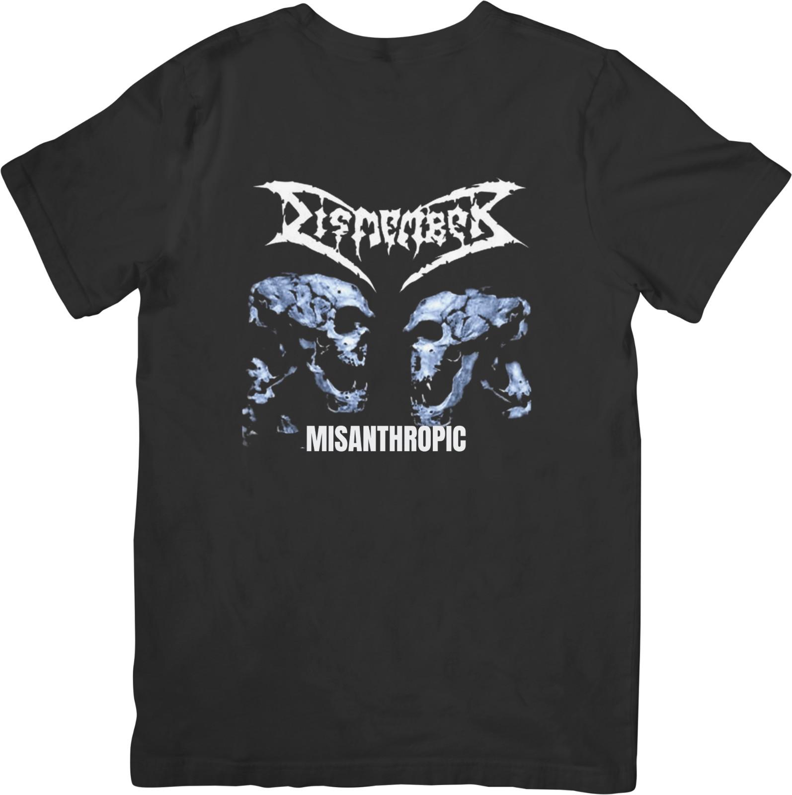 Dismenber Heavy Metal Music Fit for Men  Women Quality Cotton T-Shirt Black XL