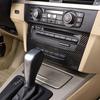For BMW 3 Series E90 2005-2012 ABS Car Center Console Air Conditioning Volume Knob Decorative Frame Sticker Car Accessories