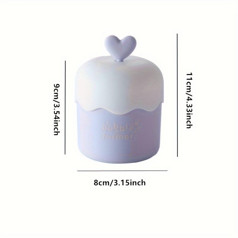 A Foam Facial Cleanser Facial Cleansing Foam Maker Facial Foam Dispenser Skincare Foam Mixer Deep Cleansing Skincare Tool синий