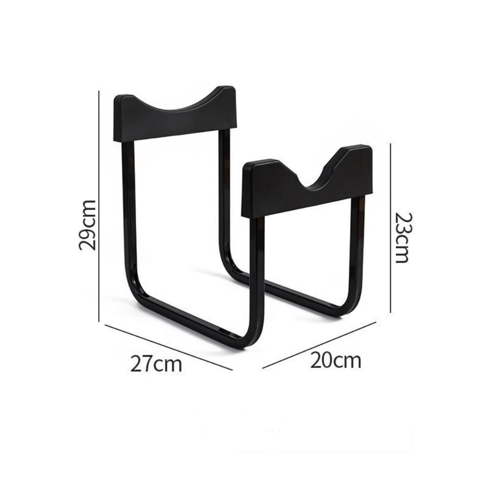 Portable Pure Water Bucket Rack U-shaped Design Black/White Barreled Water Rack Durable Removable Bottled Water Inverted Stand