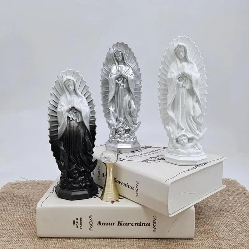Mexican Virgin Mary Resin Crafts Home Furnishings Entrance Decoration Church Shooting Props Home Decoration