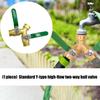 Strong Brass Y Style 2 Way Ball Valves with Corrosion Resistance Universal Pipe Fitting Valves Uprades for Home Heating