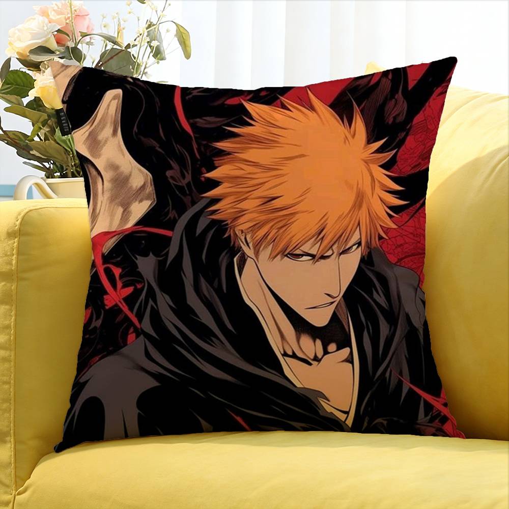 Anime I-Ichigo K-Kurosaki World Various Sizes Square Pillow Case For Car Home Bedchamber Decor