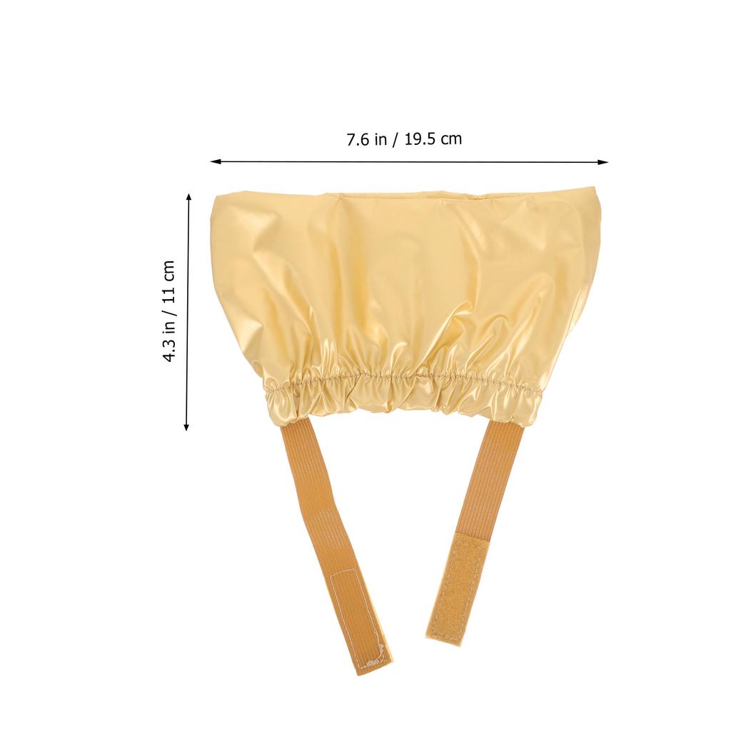 Waterproof Pet Shower Hat Satin Eva Material Reusable Bath Ear Cover for Cats Dogs Puppies Adjustable Chin Strap Comfortable