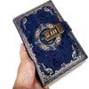 Retro Style PU Leather Notebook With Lock A5 Retro Password Book  Student