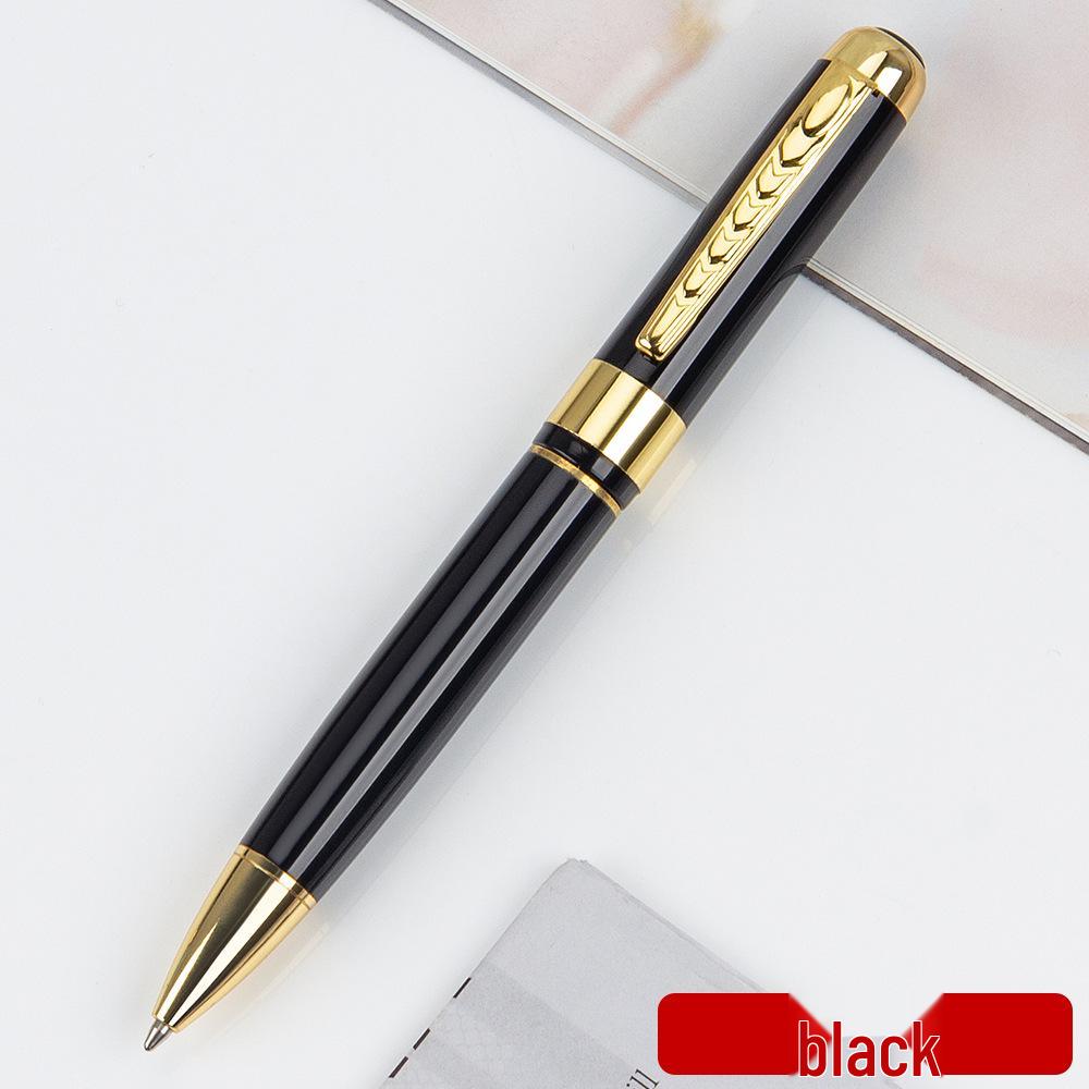 Custom Logo Ballpoint Pen Gift Box for Business Leaders - Metal Pen with Cap-Off Bullet Tip