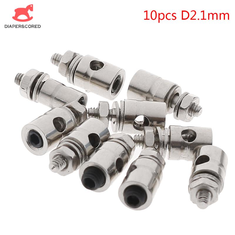 New 10Pcs RC Airplane Boat Pushrod Linkage Stopper Servo Connectors Adjustable Diameter Helicopter Rc Boat Accessories