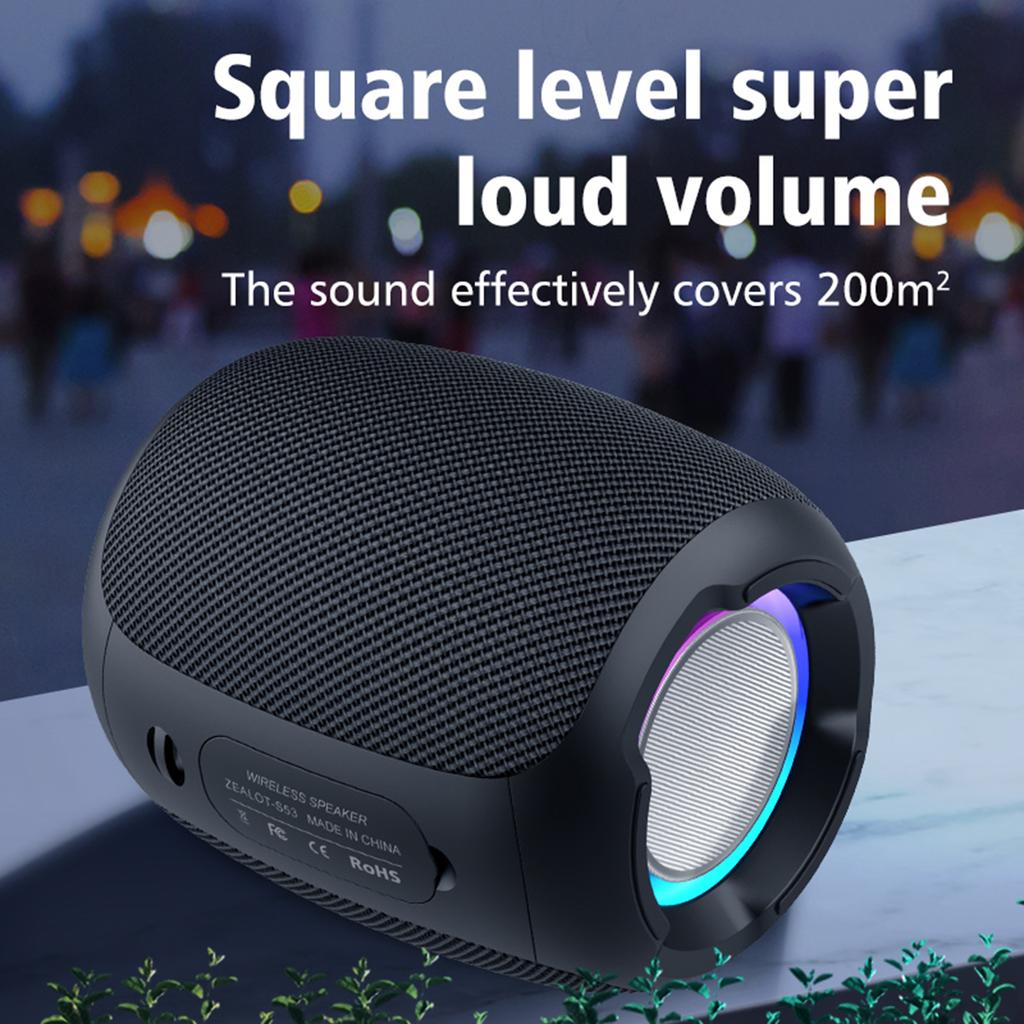 ZEALOT Bluetooth Speaker S53 Portable Wireless Mini Sound Box Bass Stereo Music Player for Phone PC