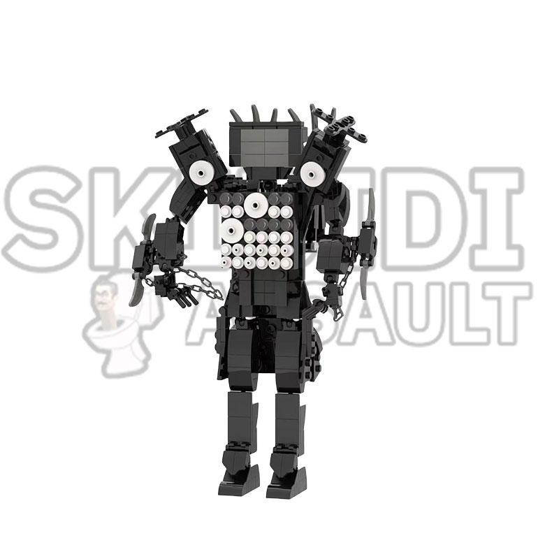 Tv Toilet Skibidi Man Building Blocks Diy Puzzle Toys Home Decor Gifts Birthday