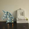 Adorable Cute Unicorn Head Led Letter Table Lamp Perfect For Children's Room Decor