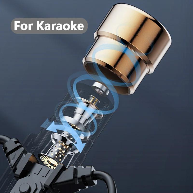 Dynamická HiFi drátová sluchátka Sportovní sluchátka Basy Stereo Herní Živé Karaoke Náhlavní souprava Hudební špunty do uší 3,5mm Typ C Do uší S mikrofonem