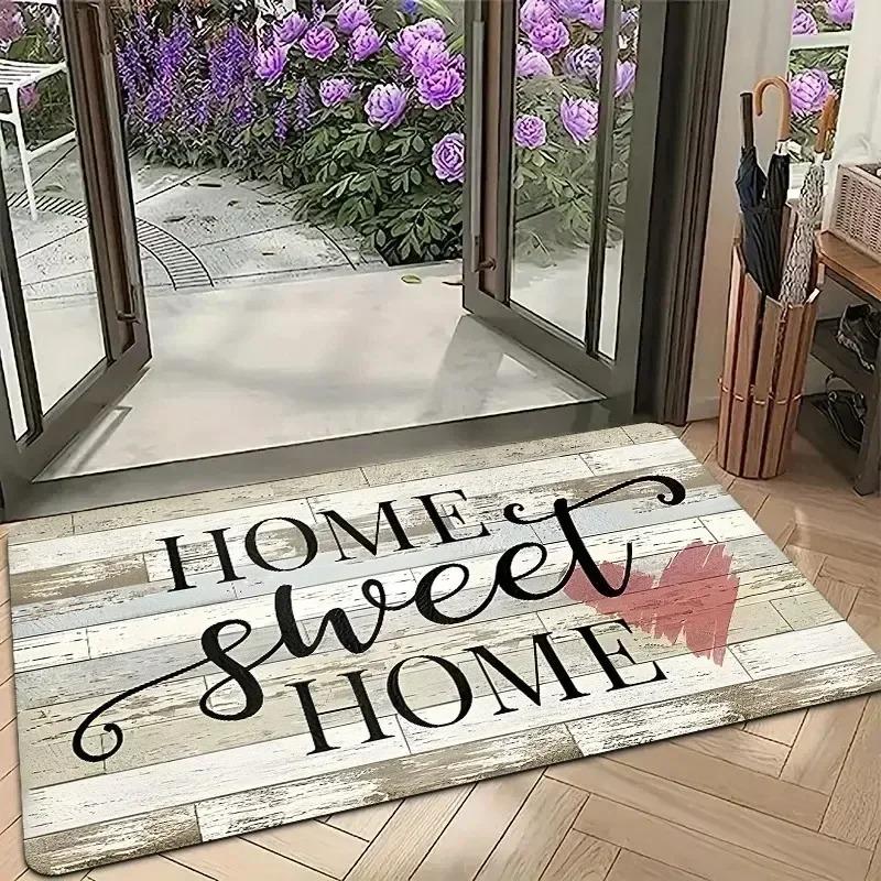 1PC Handdraw Owls Printed Decor Kitchen Rugs Non-Slip Home Door Mats Bathroom Rugs Bath Mat Carpet for Home Sink Laundry Decor