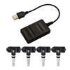 Portable TPMS Sensor Tire Pressure Monitoring System for Android- Stereo Radio