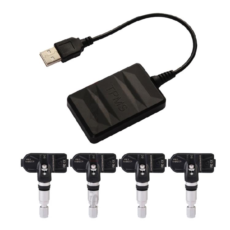 Portable TPMS Sensor Tire Pressure Monitoring System for Android- Stereo Radio
