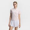 Fila Tennis Fashion Minimalist Classic Versatile Casual Sports Comfortable Short Sleeve Knitted Polo Shirt Women tops Dusty-Pink A11W613109FPK