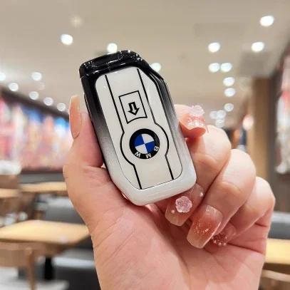 NNEJ4 Zinc Alloy for BMW R1200RS F900xr R1250gs C400gt K1600gt R1200GS Lc R1200RT Motorcycle Key Case Cover Accessories