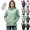 Lichtgewicht Dames Windjack met Capuchon - Casual Losse Pasvorm voor Wandelen, Reizen, Dagelijks Gebruik