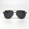 Men'S Flat Polarized Sunglasses Women'S Sunshade Sunscreen Black Sunglasses Metal Glasses Factory
