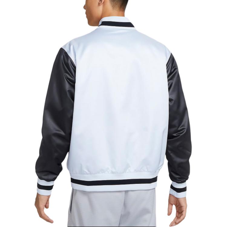 New Nike Therma FITDNA Baseball Jacket Men's Light Blue FZ0663-043