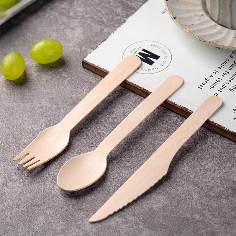 Disposable Bamboo Cutlery Set