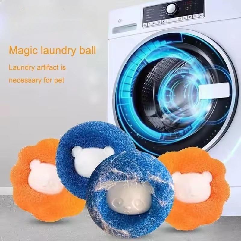 Laundry Ball Reusable Washing Machine Hair Removal Ball Cleaning Clothes Plush Pet Hair Household Products