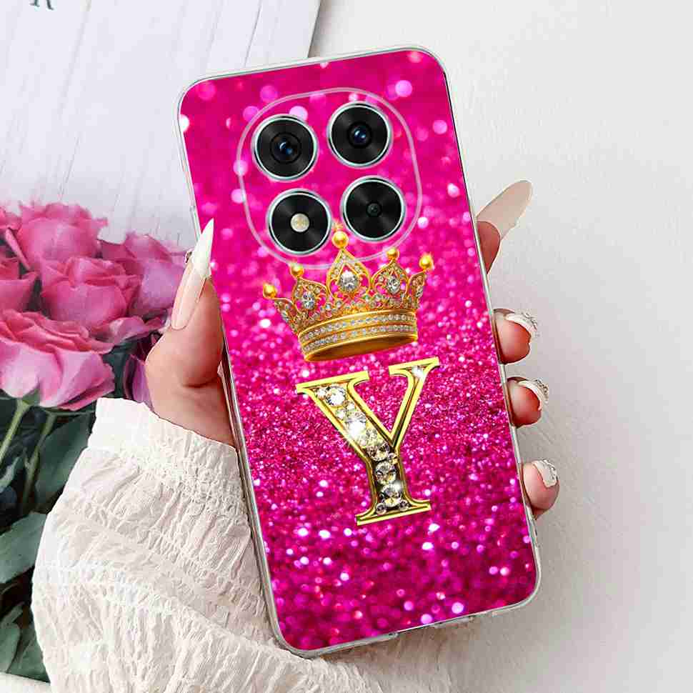 For Redmi Note14 Pro 5G Casing 6.67" Diamond Letter Back Cover Soft Silicone Cases For Xiaomi Redmi Note 14 Pro 5G Coque Fundas