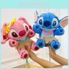 Stitch und Angel Hawaiianischer Stil Plüschpuppenkissen Kinderspielzeug für Kinder Geburtstagsgeschenk