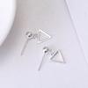 New Fashion Triangle Earrings for Women Colorful Enamel Korean New Imitation Pearl Dangle Earrings Unusual Boho Party Gifts