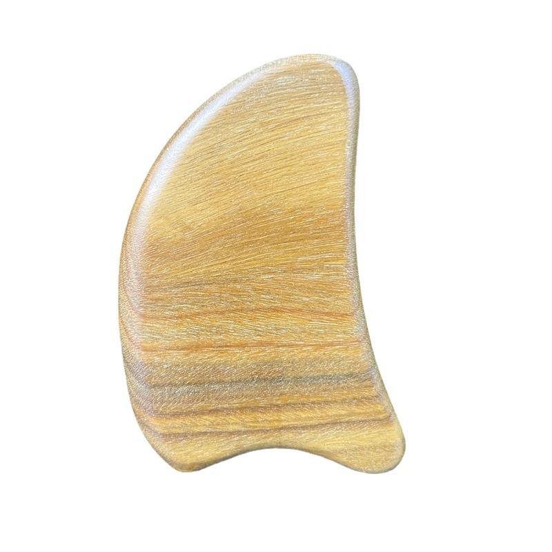 Green Sandalwood Gua Sha Board for Neck, Back, Eye Bags & Face Massage - Ideal Gift for Men and Women