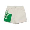 New MLB Pop Art Casual Shorts Women's White 3FDPL0133-50CRS