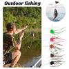 Slow Sinking Fishing Bait 10Pcs 1.4CM/4G Soft Dice Lure with Skirt Colorful PVC Fish Artificial Freshwater Saltwater Bass Catfish Accessories