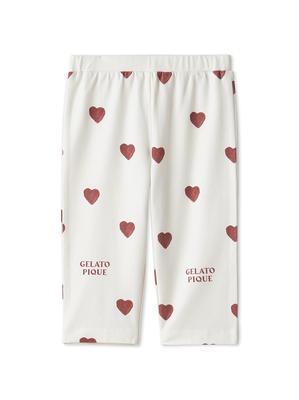 Gelato Pique Baby Heart Print Long Pants PBCP254477RED80